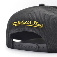 Mitchell And Ness LSU Tigers FRONT LOADED Black Purple Green Patch Snapback Hat