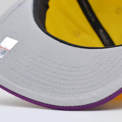 Mitchell And Ness LSU Tigers NCAA JUMBOTRON Yellow Purple Gray Patch Snapback