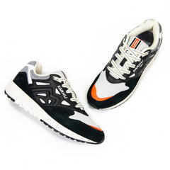 Karhu Legacy 96 Jet Black Gray Violet White Orange Sneaker Shoe Trainer