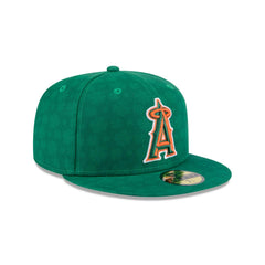 New Era LA Angels St. Patrick's Day 2025 Green Gray 59Fifty 5950 Patch Fitted