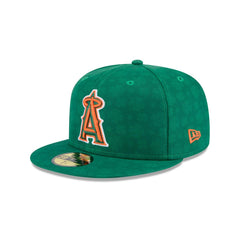 New Era LA Angels St. Patrick's Day 2025 Green Gray 59Fifty 5950 Patch Fitted