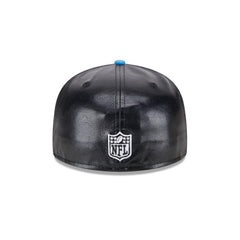 New Era LA Chargers Faux Leather Crown Black Blue Green 59Fifty 5950Fitted Hat