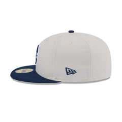 New Era LA Clippers '25 ASG Chrome White Blue Gray 59Fifty 5950 Patch Fitted Hat