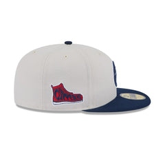 New Era LA Clippers '25 ASG Chrome White Blue Gray 59Fifty 5950 Patch Fitted Hat
