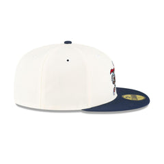 New Era LA Clippers Mascot White Blue Gray 59Fifty 5950 Patch Fitted Cap Hat