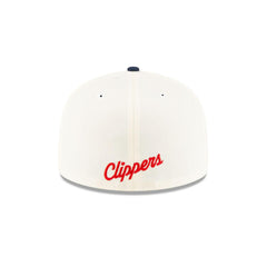 New Era LA Clippers Mascot White Blue Gray 59Fifty 5950 Patch Fitted Cap Hat