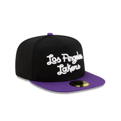 New Era Los Angeles Lakers Dashmark Mesh Black Purple Gray 59Fifty 5950 Fitted