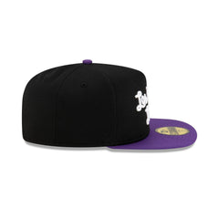 New Era Los Angeles Lakers Dashmark Mesh Black Purple Gray 59Fifty 5950 Fitted