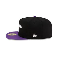 New Era Los Angeles Lakers Dashmark Mesh Black Purple Gray 59Fifty 5950 Fitted