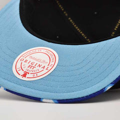 Mitchell And Ness LA Lakers SWINGMAN POP Black White Sky Blue Patch Snapback Hat
