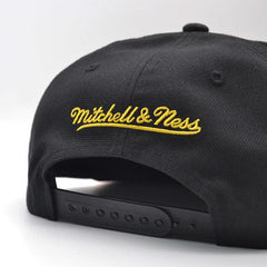 Mitchell And Ness LA Lakers SWINGMAN POP Black Yellow Purple Patch Snapback Hat