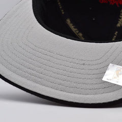 Mitchell And Ness LA Lakers THERMAL MAP Black Red Gray Patch Snapback Cap Hat