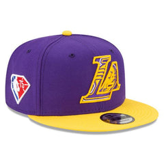 New Era LA Lakers Draft Yellow Gold White Black 9Fifty 950 Patch Snapback