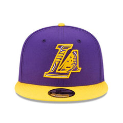 New Era LA Lakers Draft Yellow Gold White Black 9Fifty 950 Patch Snapback