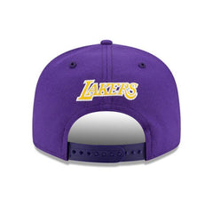 New Era LA Lakers Purple Yellow White 9Fifty 950 Patch Snapback Cap Hat