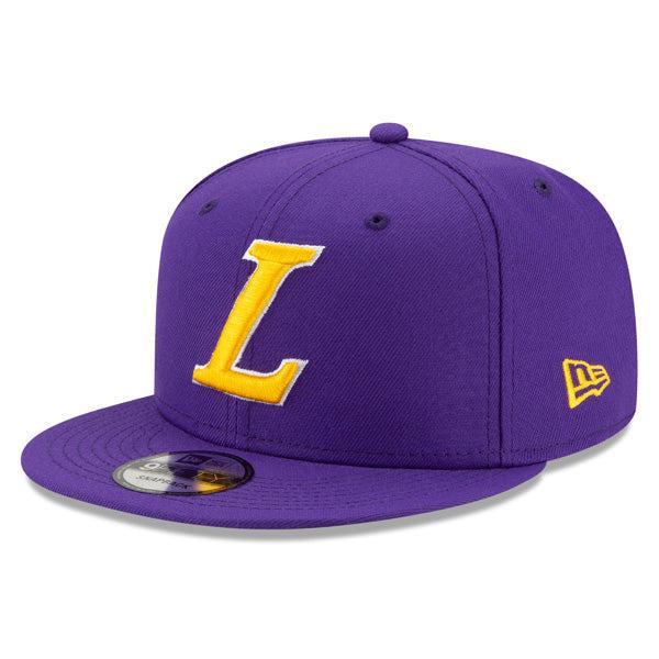 New Era LA Lakers Purple Yellow White 9Fifty 950 Patch Snapback Cap Hat