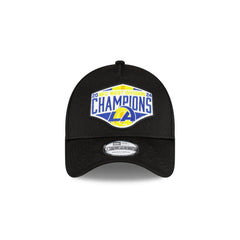 New Era Los Angeles Rams Black White Blue Yellow Gray 9Forty 940 Patch Snapback