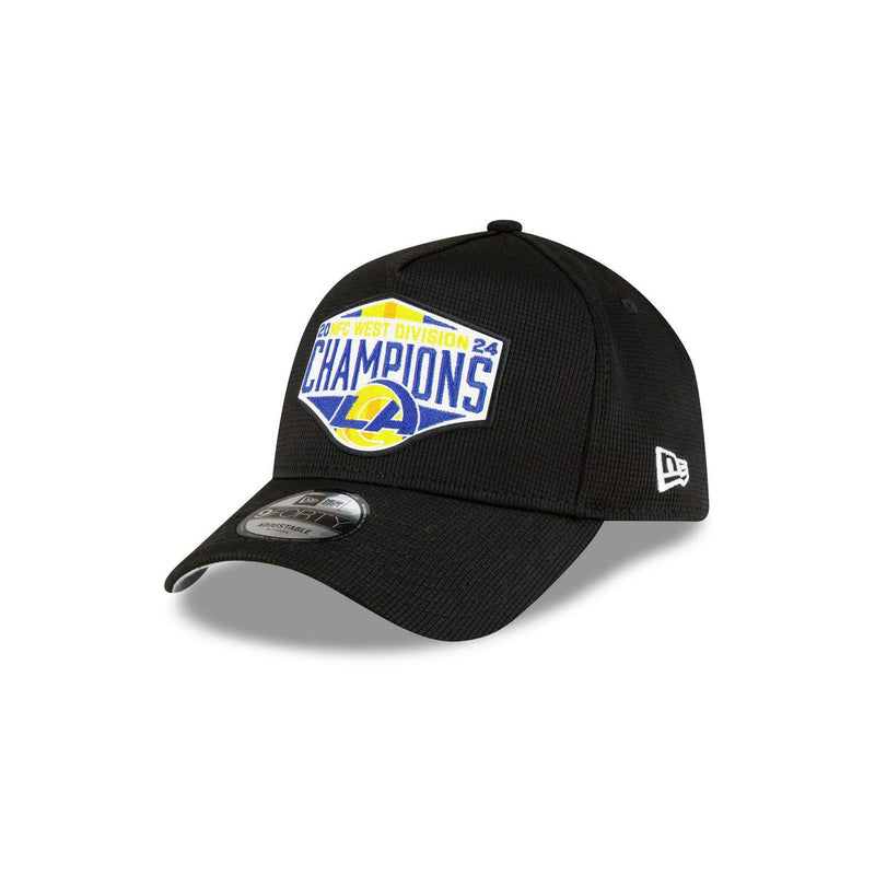 New Era Los Angeles Rams Black White Blue Yellow Gray 9Forty 940 Patch Snapback