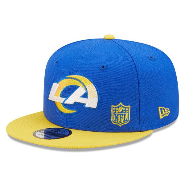 New Era LA Rams NFL Blue Yellow White Green Black 9Fifty 950 Patch Snapback