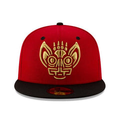 New Era Louisville Bat Murcilagos Copa Diversion Gold Black 59Fifty 5950 Fitted