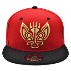 New Era Louisville Bats Murcilagos Red Black Gold 9FIFTY Snapback Hat