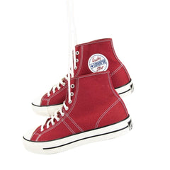 Converse Lucky Star HI Garnet Egret White Red Black Sneaker Shoe Trainer