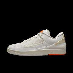 Nike AIR JORDAN 2 RETRO LOW SPWhite Orange DV7128-110 Sneaker Shoe Trainer
