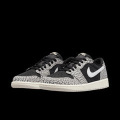 Nike AIR JORDAN RETRO 1 LOW OG CEMENT Grey Black White CZ0790-001 Sneaker Shoe