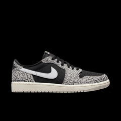 Nike AIR JORDAN RETRO 1 LOW OG CEMENT Grey Black White CZ0790-001 Sneaker Shoe