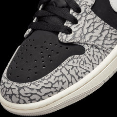 Nike AIR JORDAN RETRO 1 LOW OG CEMENT Grey Black White CZ0790-001 Sneaker Shoe