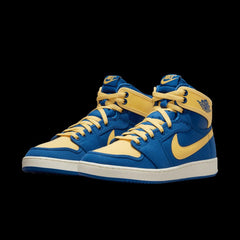 Nike AJKO 1 TRUE BLUE SOLD SAIL White Yellow DO5047-407 Sneaker Shoe Trainer