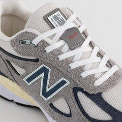 MENS NEW BALANCE 990V4 GREY NAVY