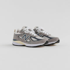 MENS NEW BALANCE 990V4 GREY NAVY