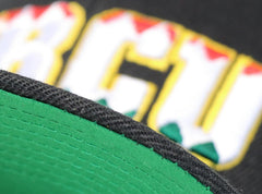 Mitchell And Ness HBCU HOWARD UNI BLACK WHITE GREEN Patch Snapback Cap Hat