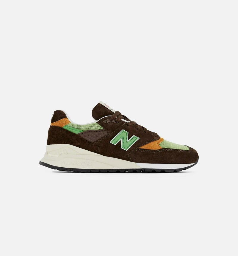 New Balance 998 Rich Earth Chive Brown Green Orange White Black U998BG Sneaker