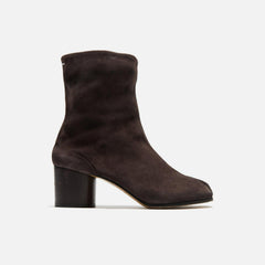 Wmns Maison Margiela Tabi H60 Dark Brown Beige Suede S58WU0246P4350T2154 Boots
