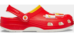 CROCS McDonalds Classic Clog Red Yellow White 209858-90H Slide Sandal Slippers