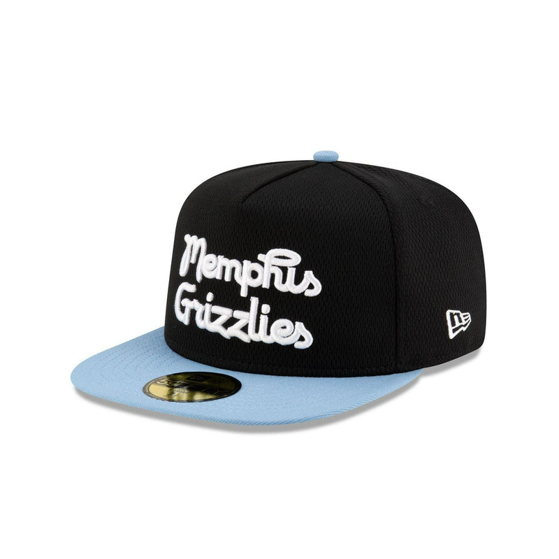 New Era Memphis Grizzlies Dashmark Mesh Black Sky Blue Gray 59Fifty 5950 Fitted