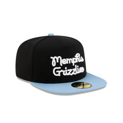 New Era Memphis Grizzlies Dashmark Mesh Black Sky Blue Gray 59Fifty 5950 Fitted