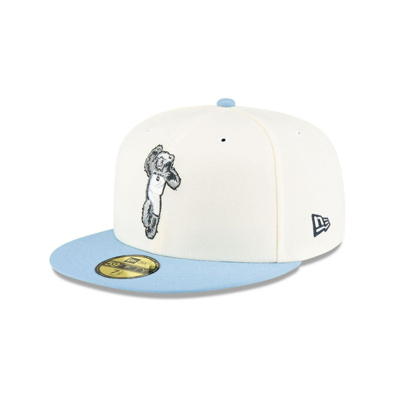 New Era Memphis Grizzlies Mascot White Light Blue Gray 59Fifty 5950 Patch Fitted
