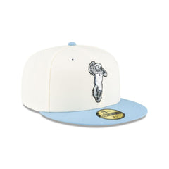 New Era Memphis Grizzlies Mascot White Light Blue Gray 59Fifty 5950 Patch Fitted
