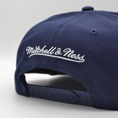 Mitchell And Ness Memphis Grizzlies CLASSIC LOGO Navy Blue Gray Patch Snapback