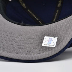 Mitchell And Ness Memphis Grizzlies CLASSIC LOGO Navy Blue Gray Patch Snapback