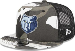 New Era Memphis Grizzlies Camo Blue White USA ARMY 9Fifty 950 Patch Snapback Cap