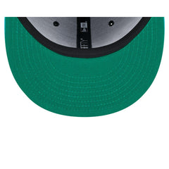 New Era Miami Dolphins Faux Leather Crown Black Blue Green 59Fifty 5950 Fitted