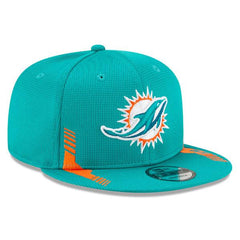 New Era Miami Dolphins '21 Aqua Orange White Red Blue 9Fifty 950 Patch Snapback