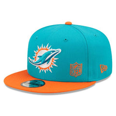 New Era Miami Dolphins Blue Teal Orange Green Black 9Fifty 950 Patch Snapback