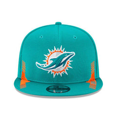 New Era Miami Dolphins '21 Aqua Orange White Red Blue 9Fifty 950 Patch Snapback