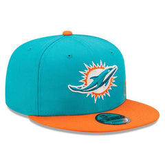New Era Miami Dolphins Blue Teal Orange Green Black 9Fifty 950 Patch Snapback