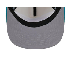 New Era Miami Dolphins Pro Bowl White Blue Gray The Golfer Patch Snapback Hat